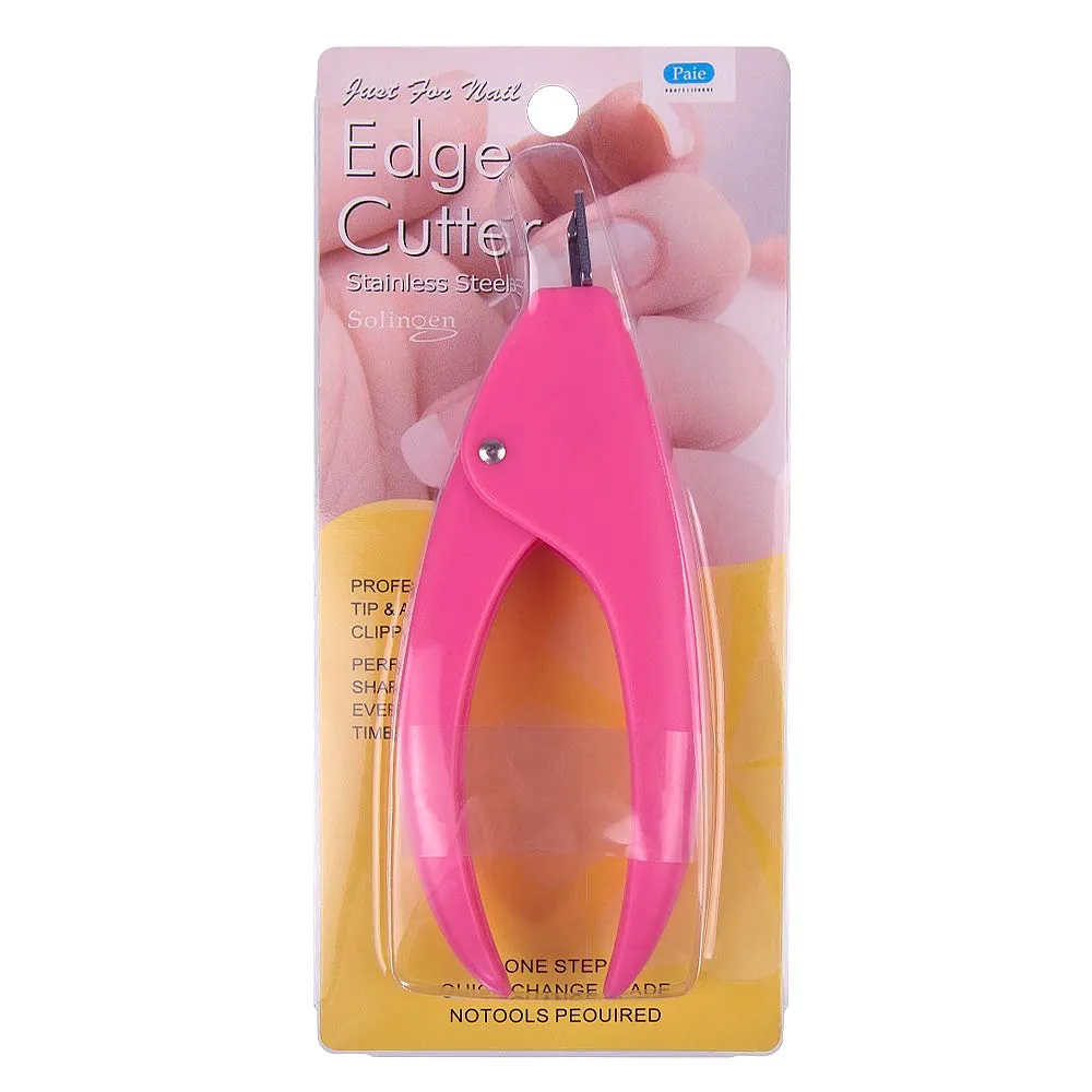 Acrylic Nail Clippers,MORGLES Acrylic Nail Cutters for False Fake Gel Artificial Nails Tips Trimmer Professional Nail Art Manicure Tool,Pink Pink