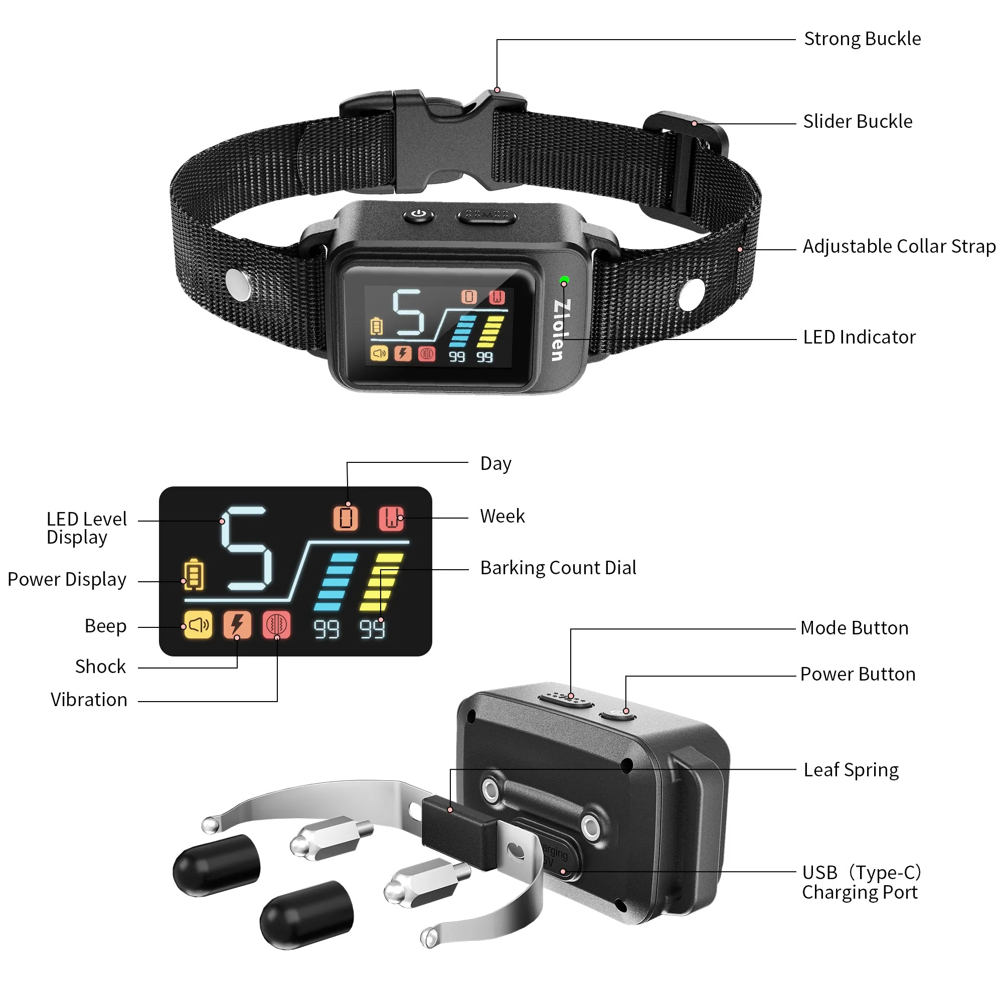 BC02 Anti-Bark Collar
