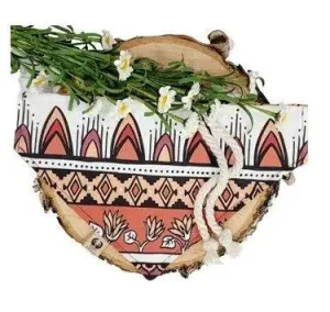 Bohemian Aztec Flowers Bandana