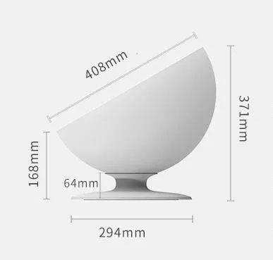 Boss Cat Cave Elevated Bed House Sofa for Cats Bowl Shaped Chair with 360-degree Rotation System