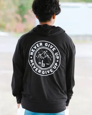 Braille Skateboarding Never Give Up Tee Shirt Hoodie