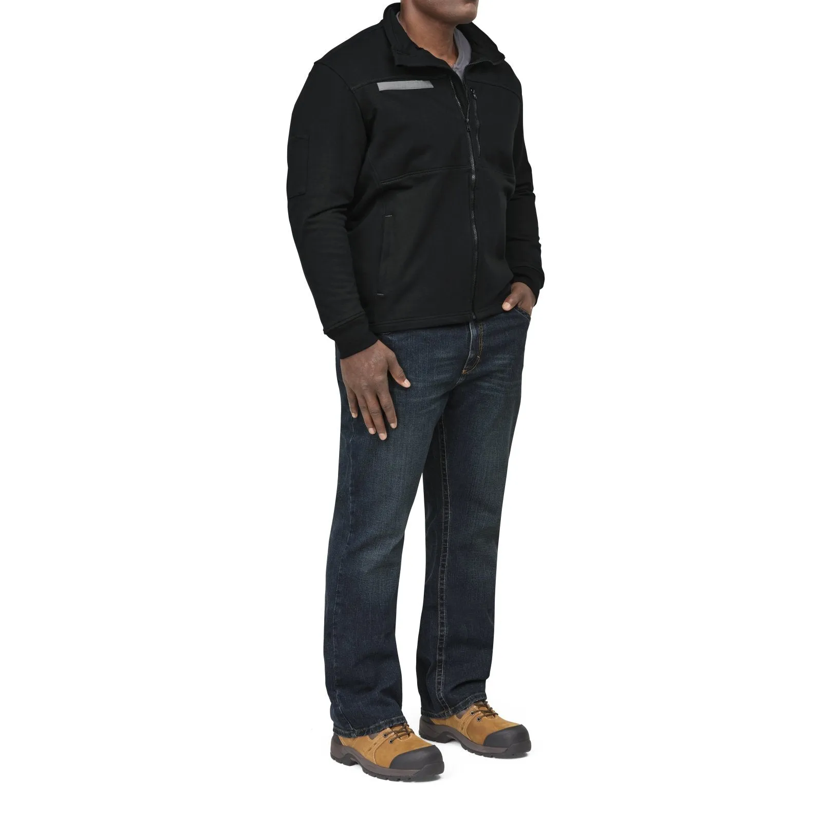 Bulwark Men's Fleece FR Zip-Up Jacket