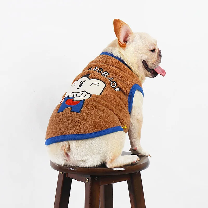 Cartoon Plush Pet Vest