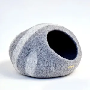 Cat Cave - Light Grey Stone Cocoon