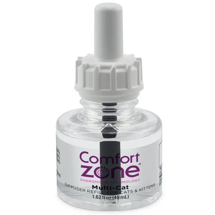 Comfort Zone Multi-Cat Pheromone Refill, 1.62 oz. - 2 pack