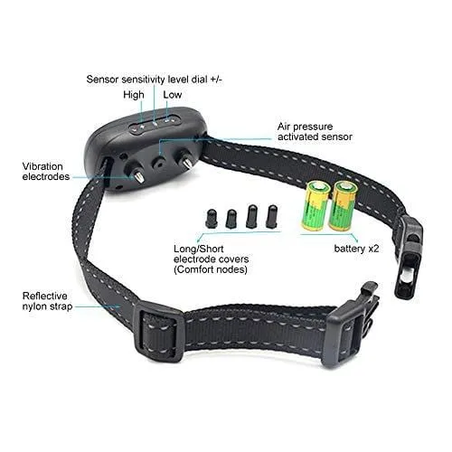 Dog Bark Collar for Small, Medium, Large Dogs, Anti Bark Collar with Sound and Vibration, No Shock, Harmless & Humane