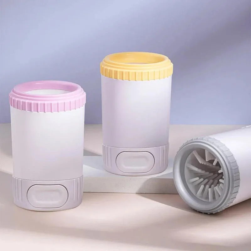 Easy Clean Dog Paw Washer with Soft Silicone Bristles