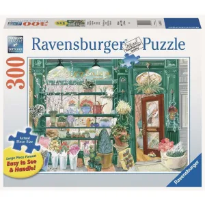 Flower Shop - 300 Large Piece Jigsaw Puzzle