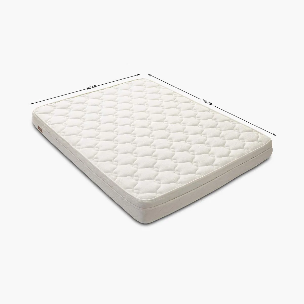 Home Centre Restofit Ultima 4 2 Inches Orthopaedic Bonded Foam King Mattress with Memory Foam, 180x195cm - White