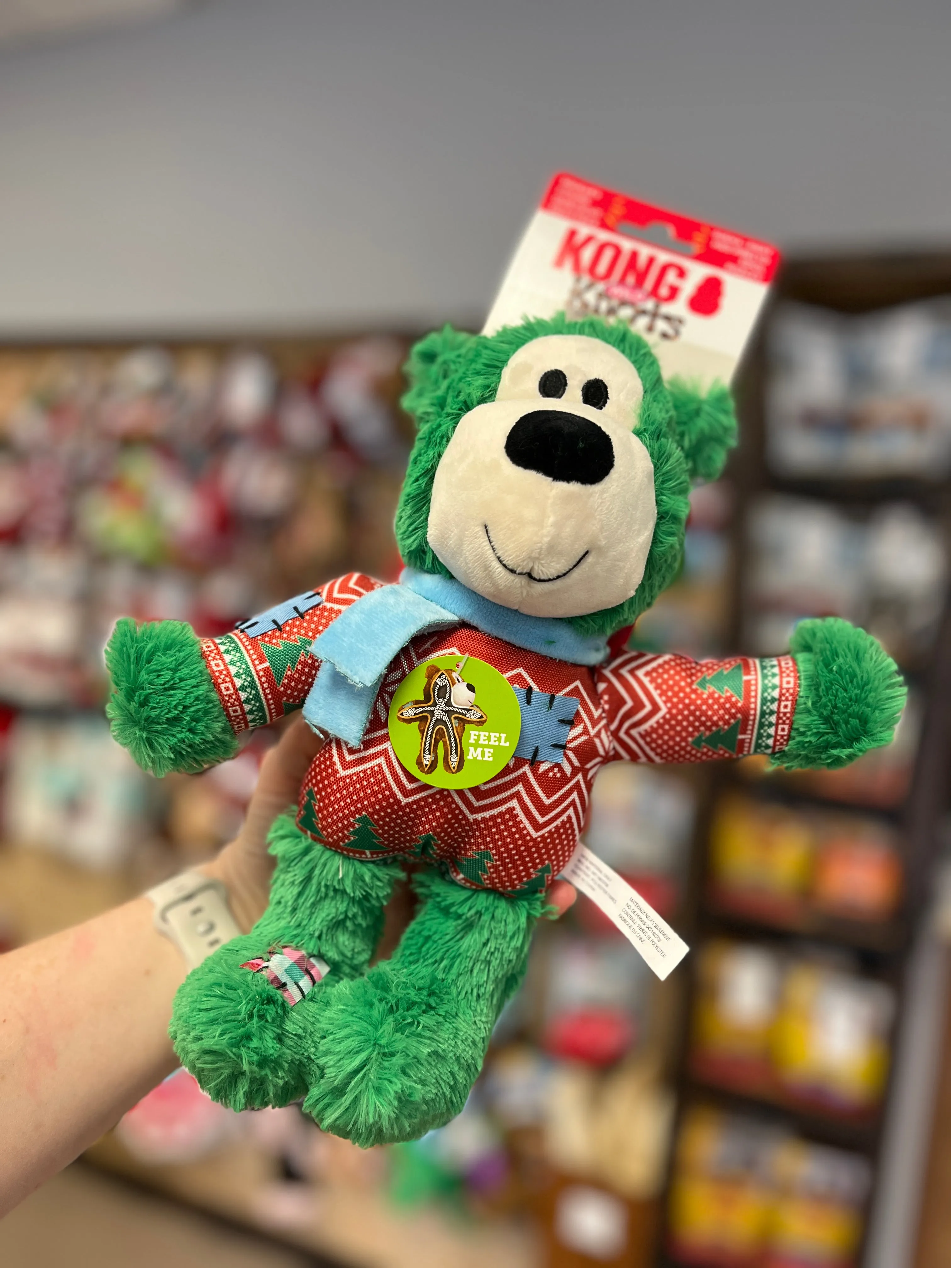 Kong - Holiday - Wild Knots Bear - Green