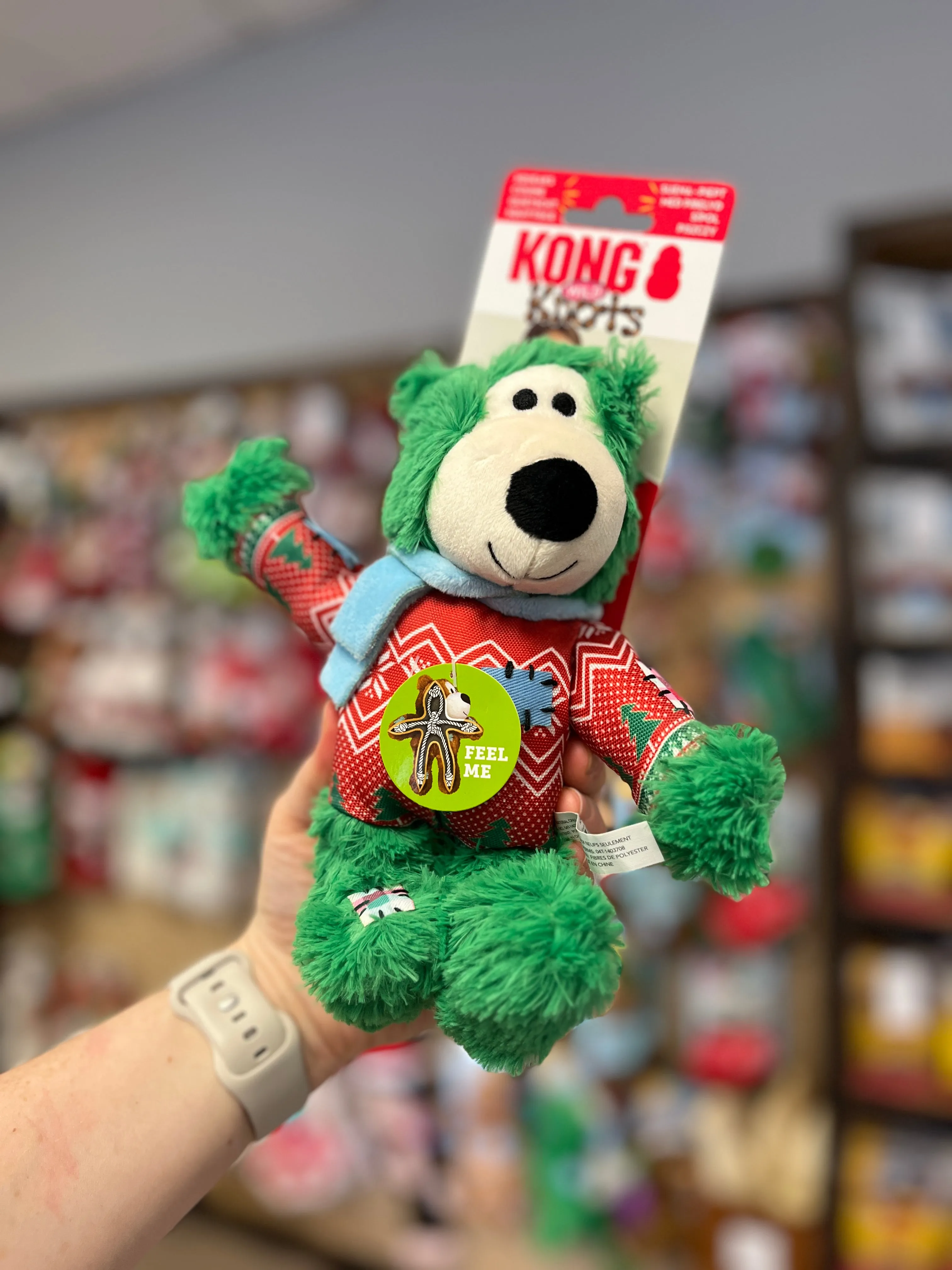 Kong - Holiday - Wild Knots Bear - Green