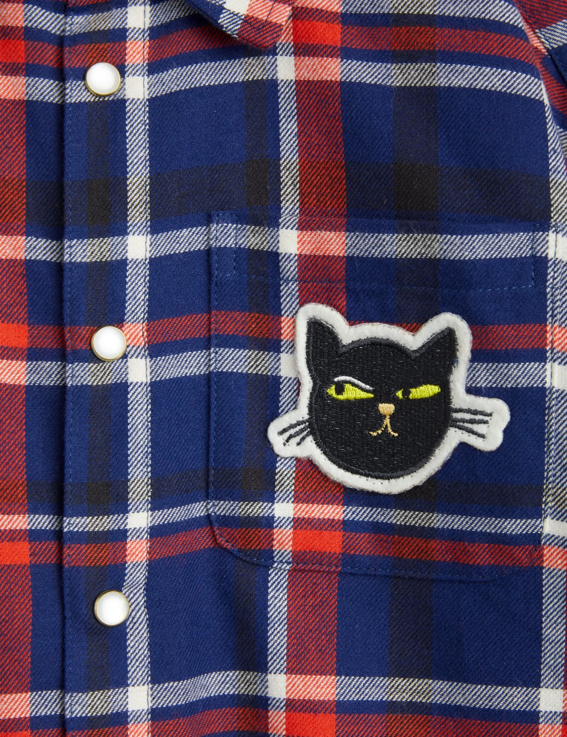 Mini Rodini Check Flannel Reversible Flannel Jacket