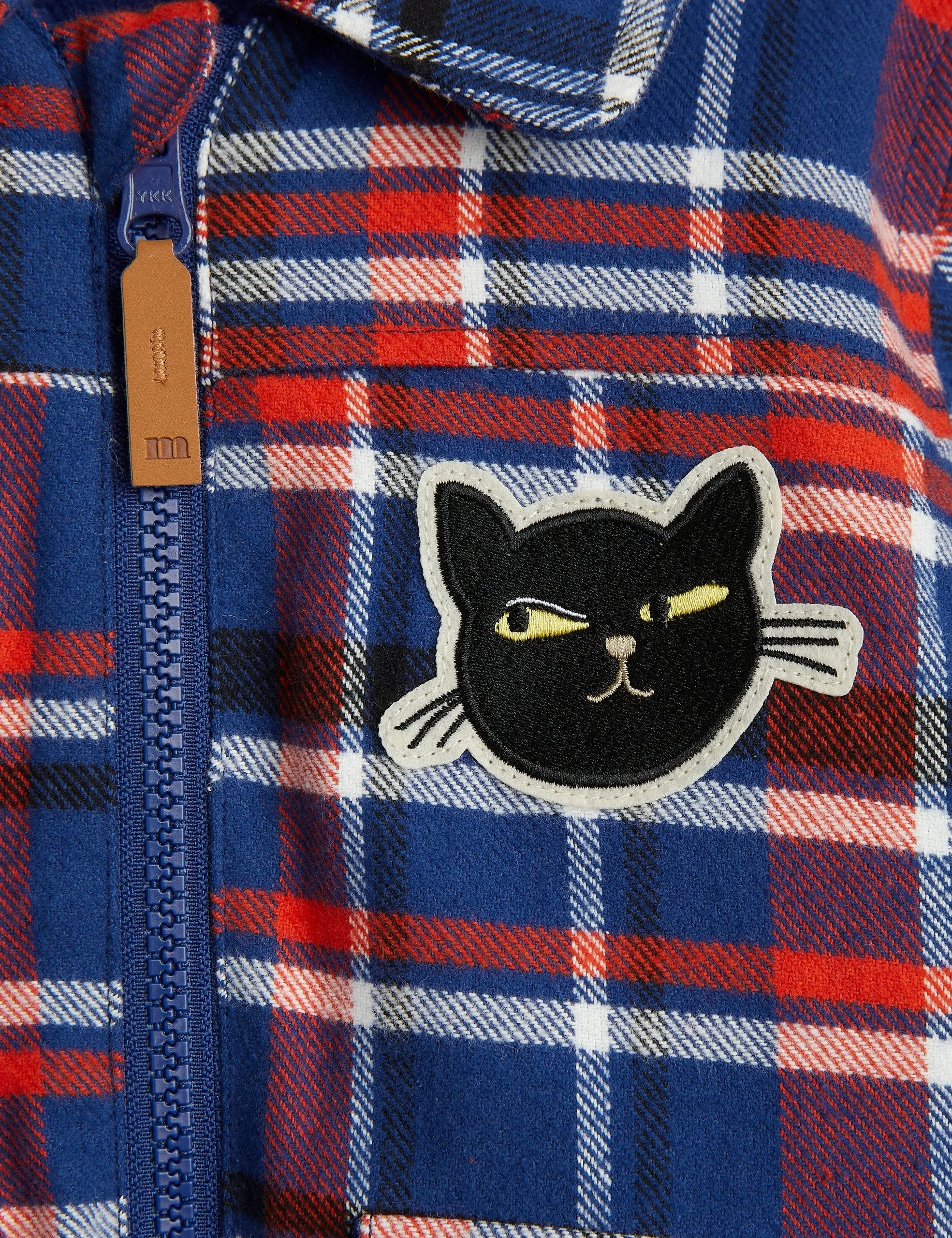 Mini Rodini Check Flannel Reversible Flannel Jacket