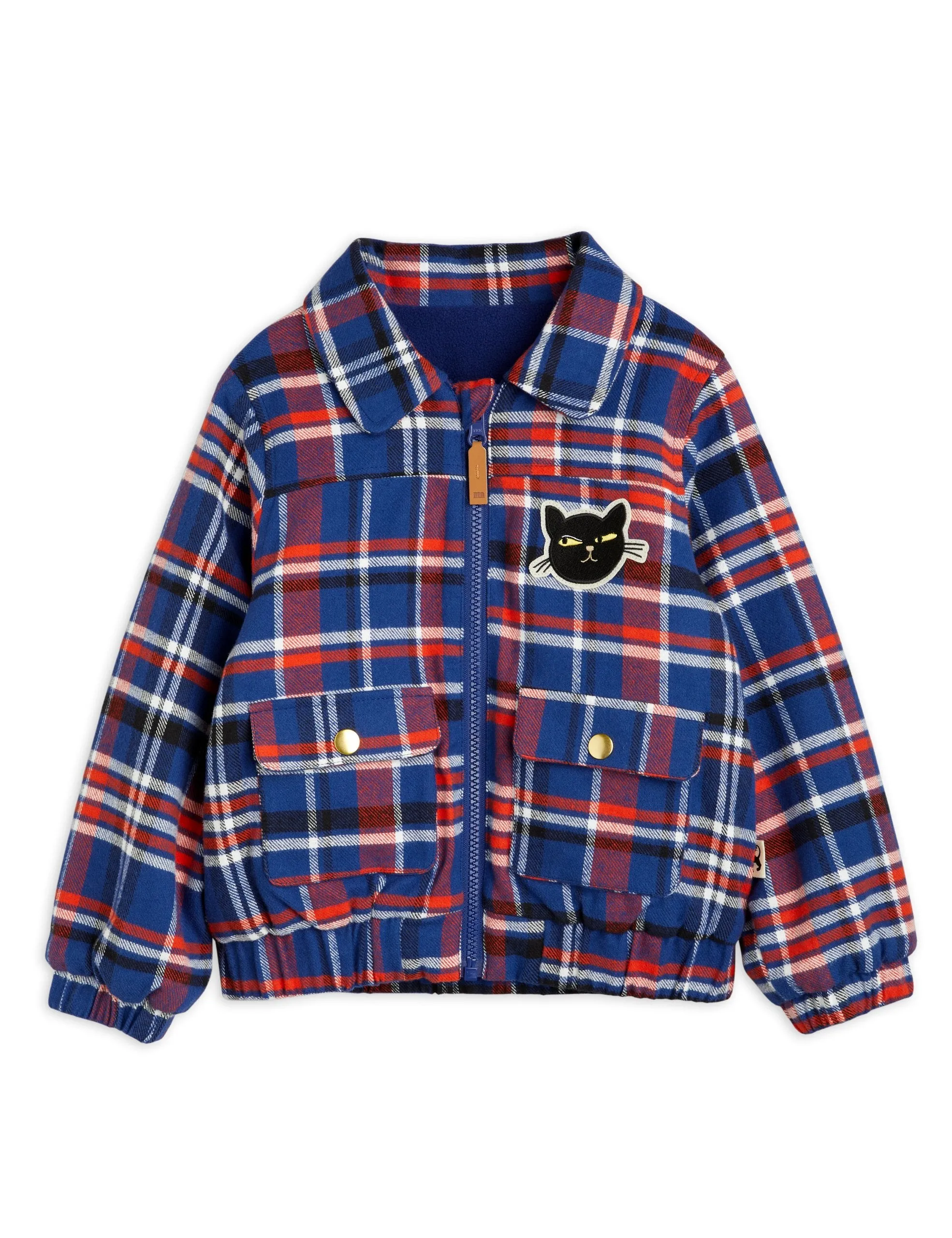 Mini Rodini Check Flannel Reversible Flannel Jacket