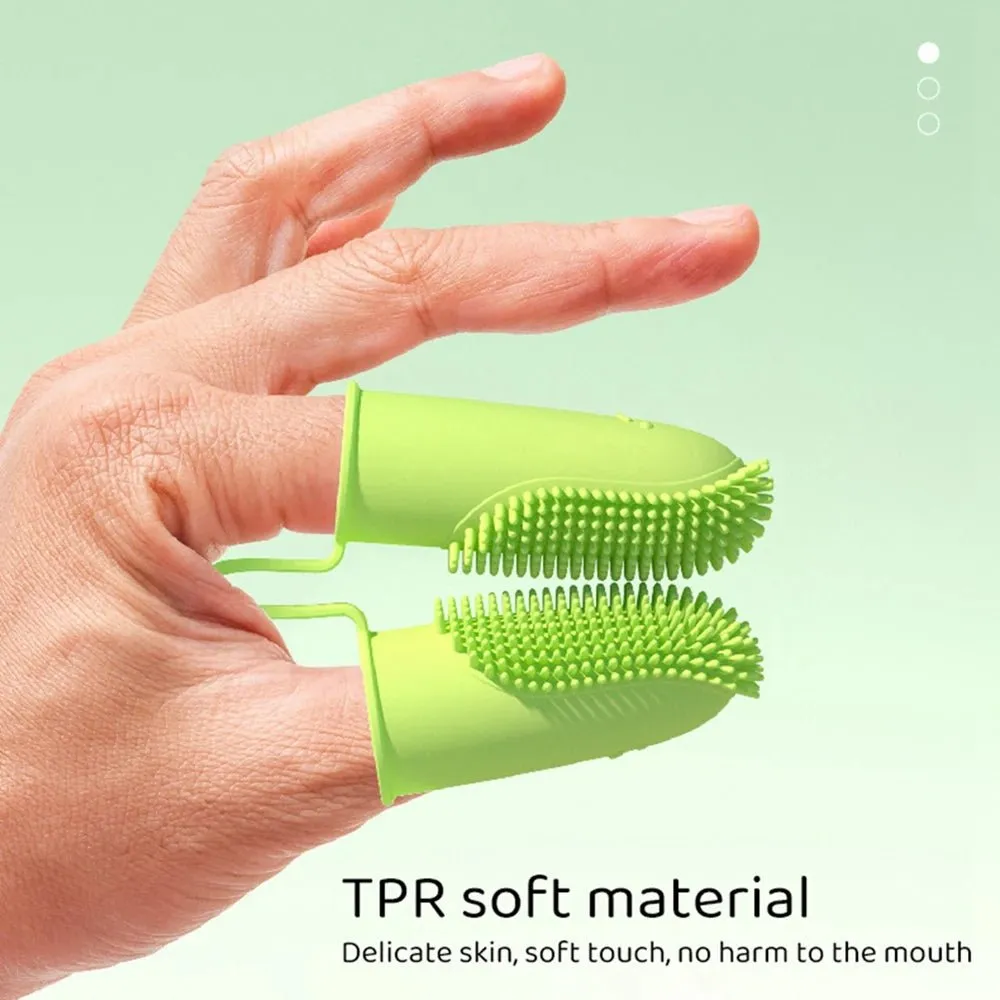 Pet Dog Finger Toothbrush: Super Soft Teeth Cleaning Tool