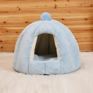 Plush Cat Cave Bed For Small Pets