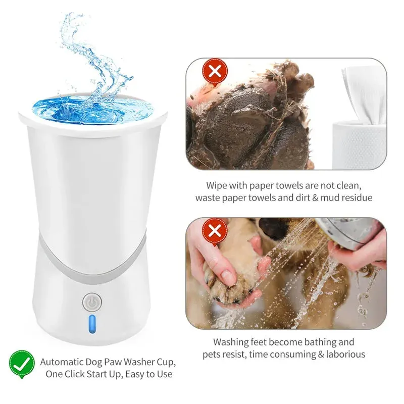 Portable Automatic Dog Paw Cleaner Cup