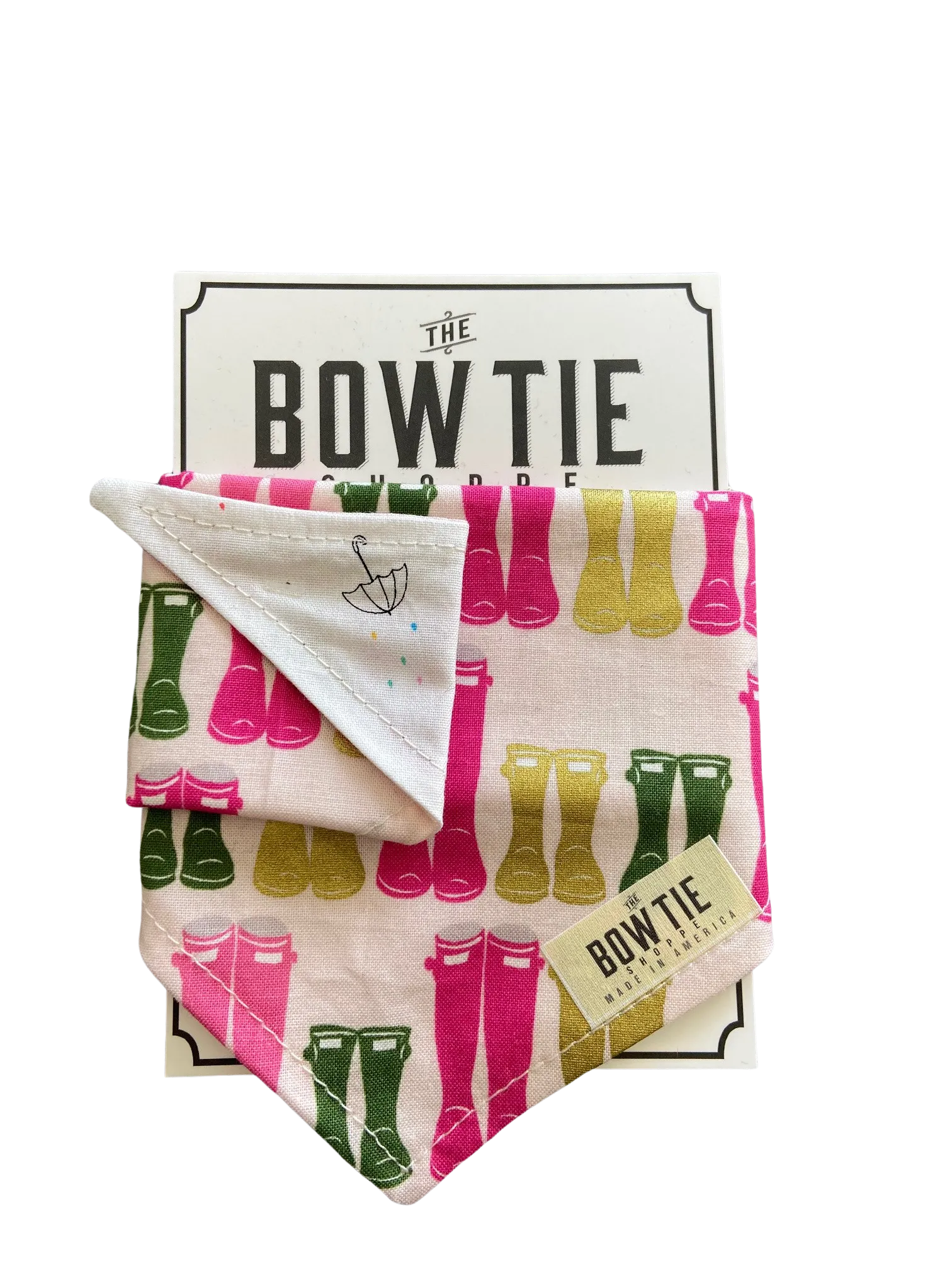 Reversible Pet Bandana -  Rainy Day