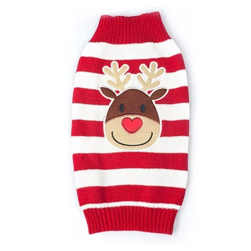 Rudolph Christmas Dog Sweater