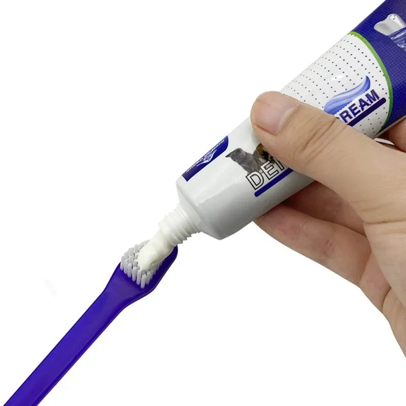 Small Pet Toothpaste Set: Oral Care for Dogs and Cats