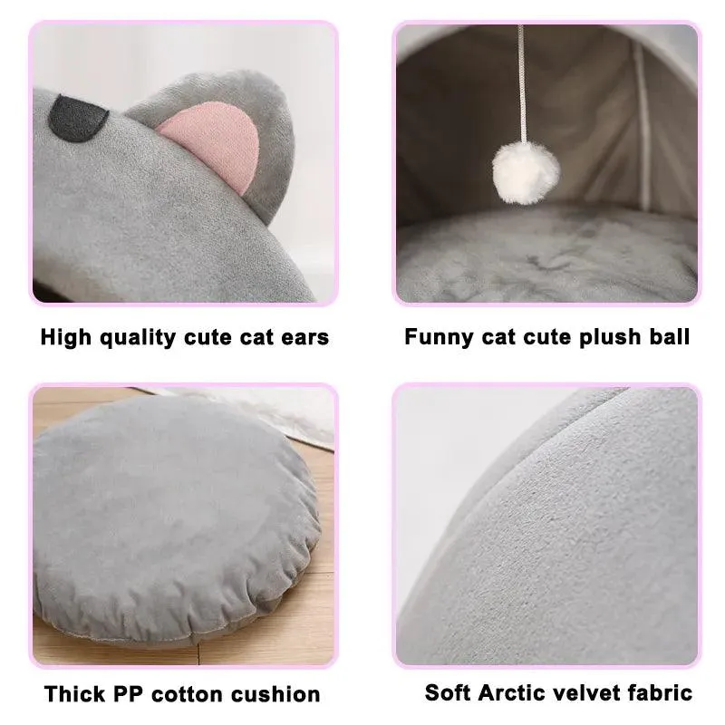 SuperCat Warm Kitten Cave Bed