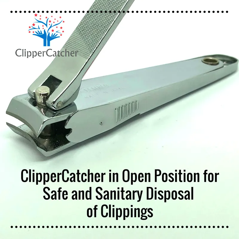 The World's Best Nail Clippers - Forever Sharp Cutting Blades and No More Flying Nail Clippings.