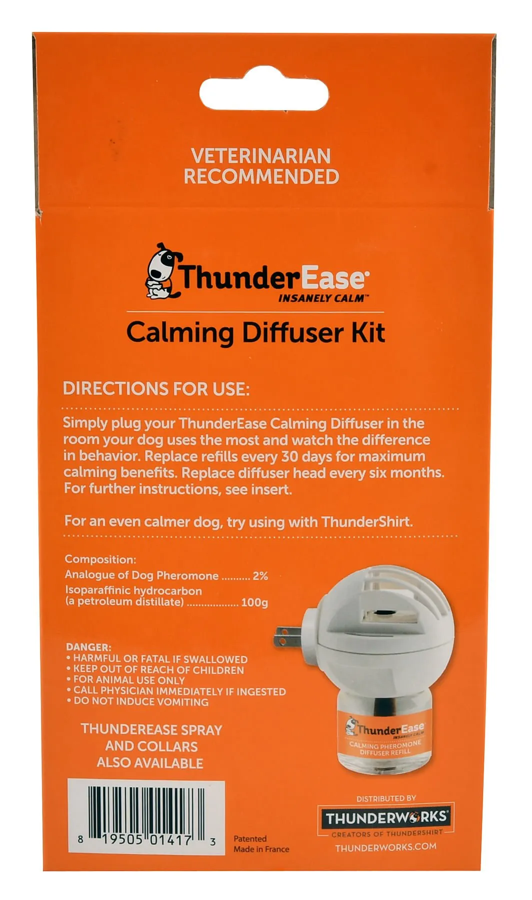 ThunderEase Dog Calming Diffuser Kit